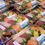 Typical Sashimi Lunch Packs in Supermarkets