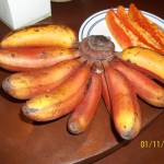 Red Bananas called Carao Bananas