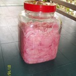 Fermented Pink Ginger from Korean Grocery